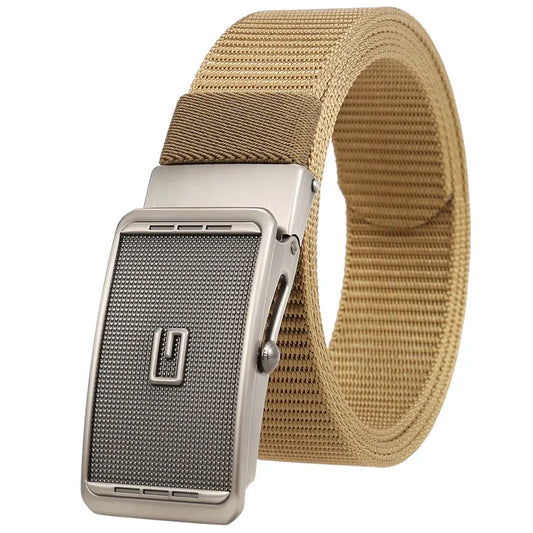 JMT-434890 Men's Nylon Braided Formal Belt - Durable and Stylish Accessory