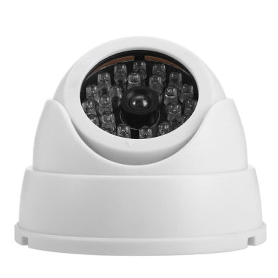 JMT-434954 Realistic Dummy Fisheye Security Camera with Flashing LED Light