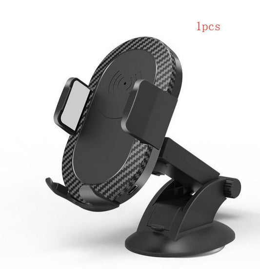 JMT-435146 Wireless Fast Charging Car Phone Holder with Adjustable Support and Accessories