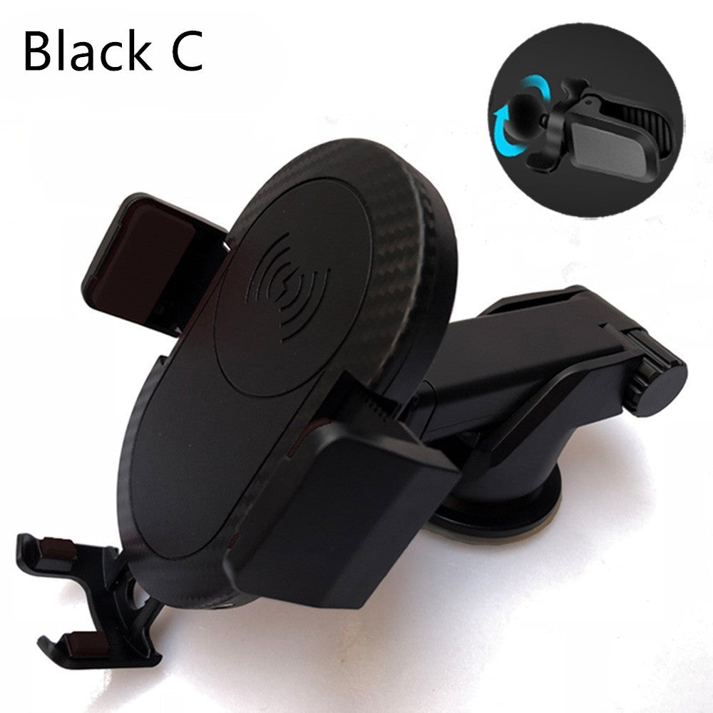 JMT-435146 Wireless Fast Charging Car Phone Holder with Adjustable Support and Accessories
