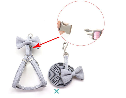 JMT-435466 Durable Polyester Traction Belt for Small and Medium Dogs, Adjustable Neck and Bust Sizes