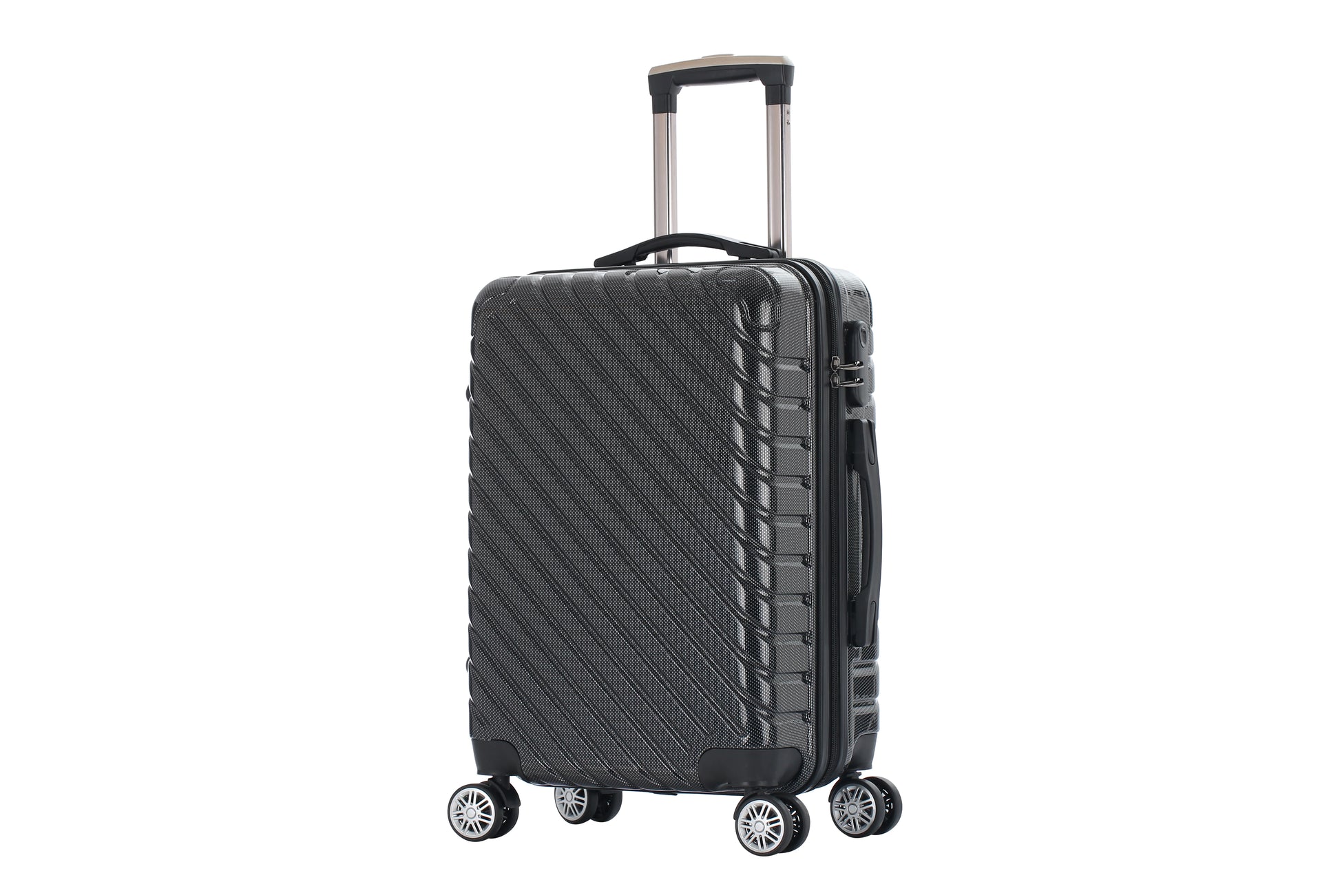 JMT-436170 24 Inch Lightweight Trolley Case with Universal Wheels and 20 Inch Student Luggage Lock Box