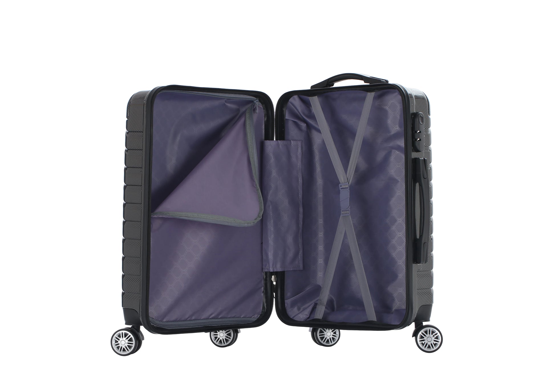JMT-436170 24 Inch Lightweight Trolley Case with Universal Wheels and 20 Inch Student Luggage Lock Box