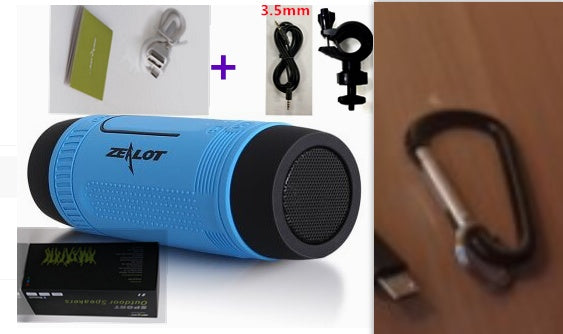 JMT-436298 Multi-Functional LED Flashlight and Speaker Mount for Bicycles