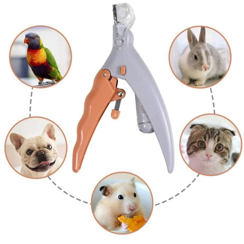 JMT-436362 LED Light Nail Clipper with Magnifier for Dogs and Cats - Multi-Function Pet Grooming Tool