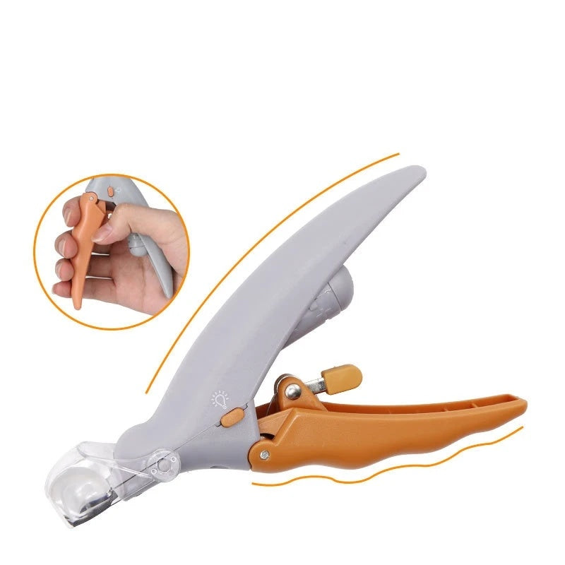 JMT-436362 LED Light Nail Clipper with Magnifier for Dogs and Cats - Multi-Function Pet Grooming Tool