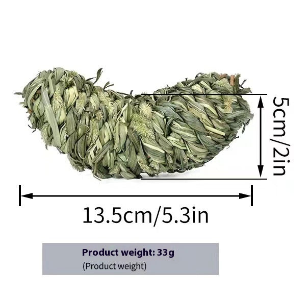 JMT-436426 Timothy Grass Pet Snack Toys for Rabbits and Guinea Pigs - Assorted Fruit Shapes