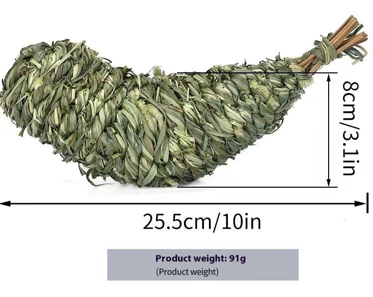 JMT-436426 Timothy Grass Pet Snack Toys for Rabbits and Guinea Pigs - Assorted Fruit Shapes