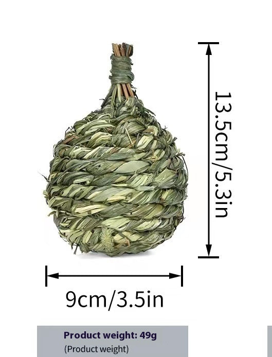 JMT-436426 Timothy Grass Pet Snack Toys for Rabbits and Guinea Pigs - Assorted Fruit Shapes