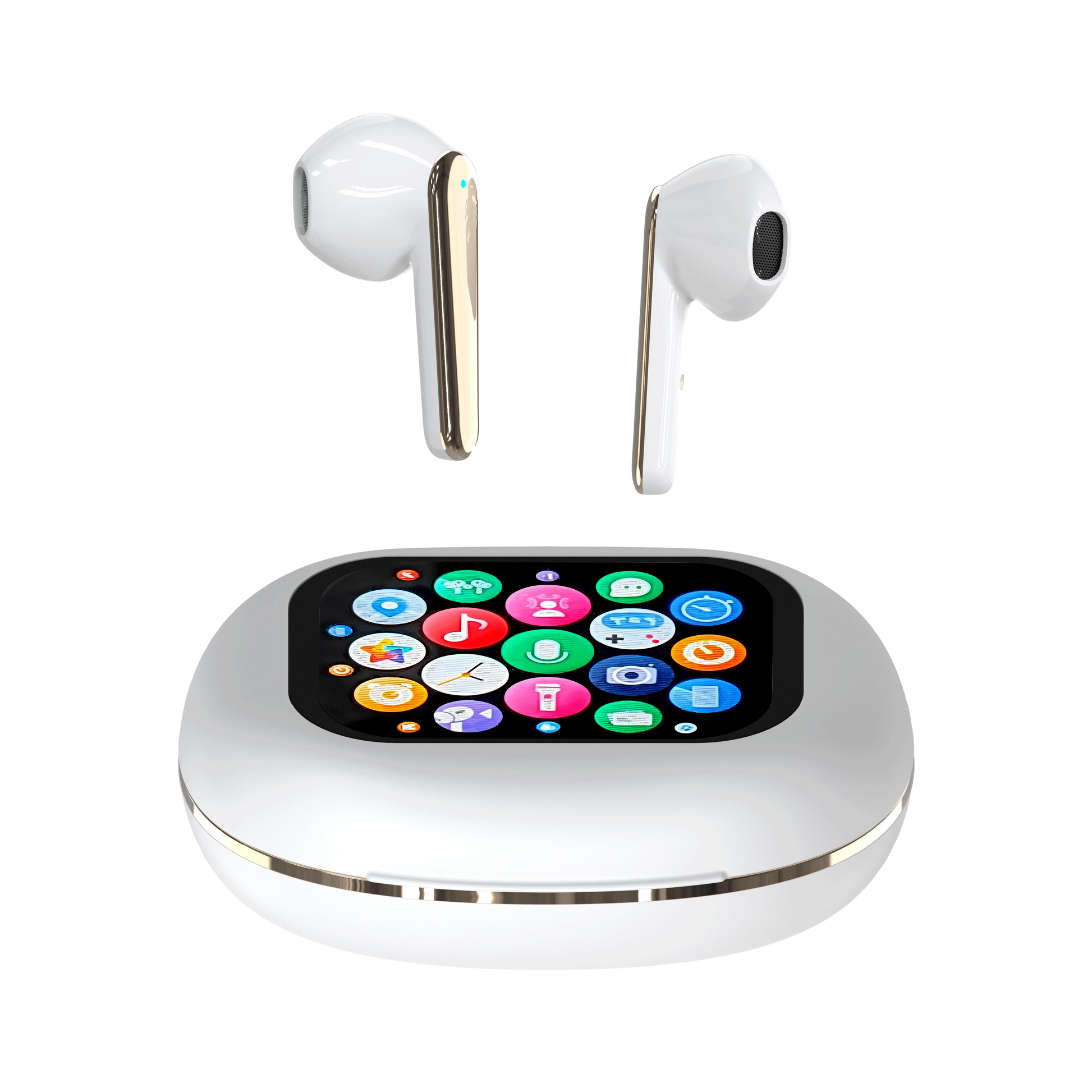 JMT-436618 YX56 Wireless Earbuds with Hi-Fi Sound, Touch Control, Motion-Sensing, Digital Display, and Gaming Compatibility
