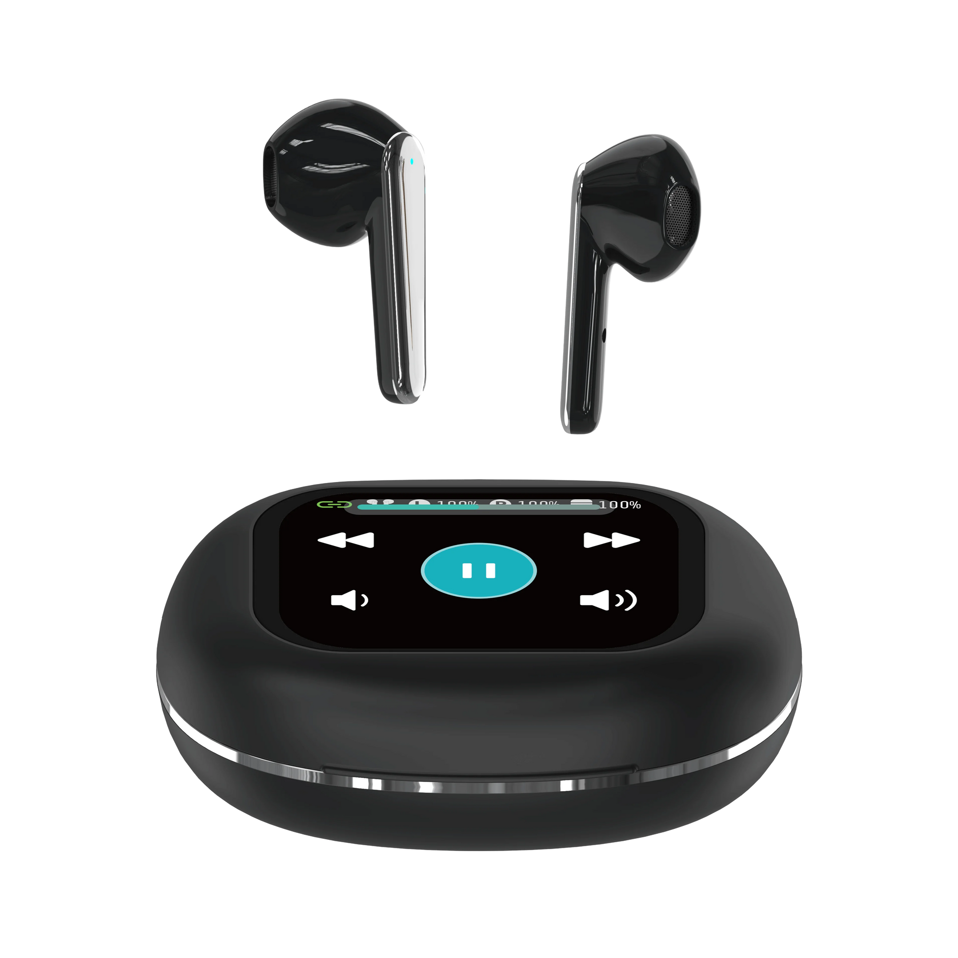 JMT-436618 YX56 Wireless Earbuds with Hi-Fi Sound, Touch Control, Motion-Sensing, Digital Display, and Gaming Compatibility