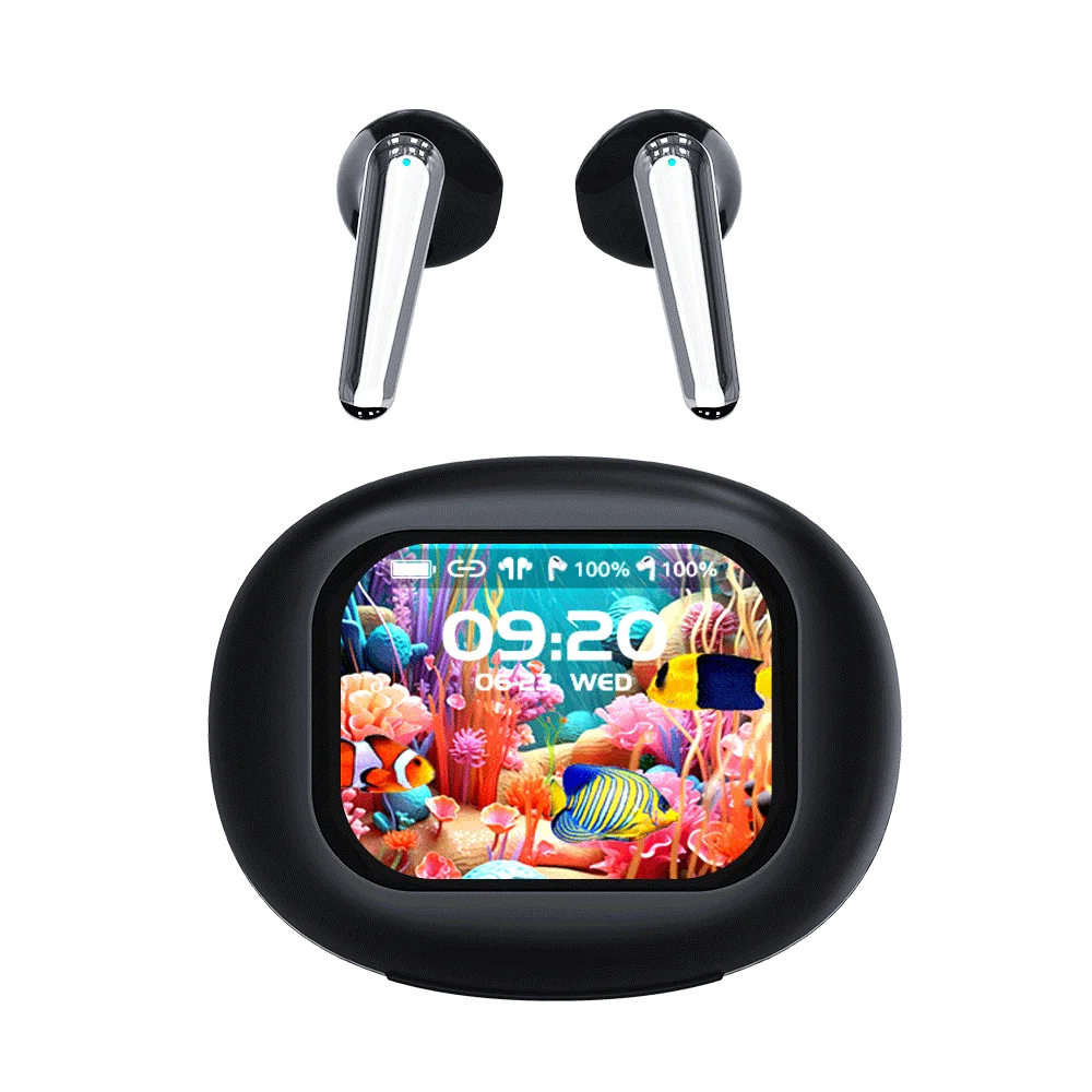 JMT-436618 YX56 Wireless Earbuds with Hi-Fi Sound, Touch Control, Motion-Sensing, Digital Display, and Gaming Compatibility