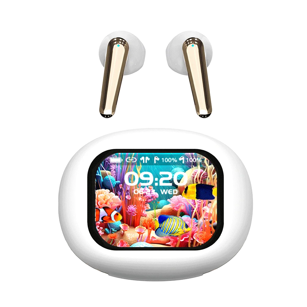 JMT-436618 YX56 Wireless Earbuds with Hi-Fi Sound, Touch Control, Motion-Sensing, Digital Display, and Gaming Compatibility