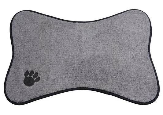 JMT-436746 Non-Slip Microfiber Pet Food Bowl Mat – Washable & Removable Design for Cats and Dogs