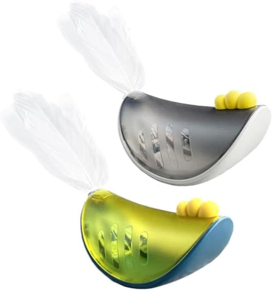 JMT-437258 Interactive Cat Puzzle Tumbler Toy with Snack Dispenser - Safe ABS+TPR Material, Adjustable Food Leakage Design, Chicken Shape for Indoor Play