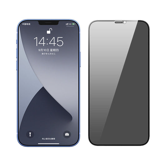 JMT-437450 Anti-Peeping Tempered Glass Film Compatible with iPhone Models - High Definition, Scratch-Resistant, Dust-Proof