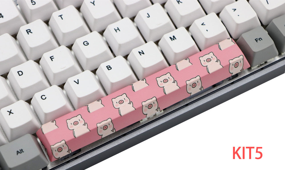 JMT-437898 6.25U PBT Five-Sided Sublimation Mechanical Keycap - Original Height Spacebar Replacement