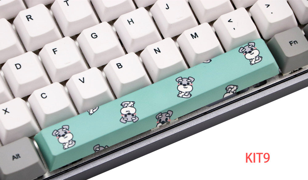 JMT-437898 6.25U PBT Five-Sided Sublimation Mechanical Keycap - Original Height Spacebar Replacement