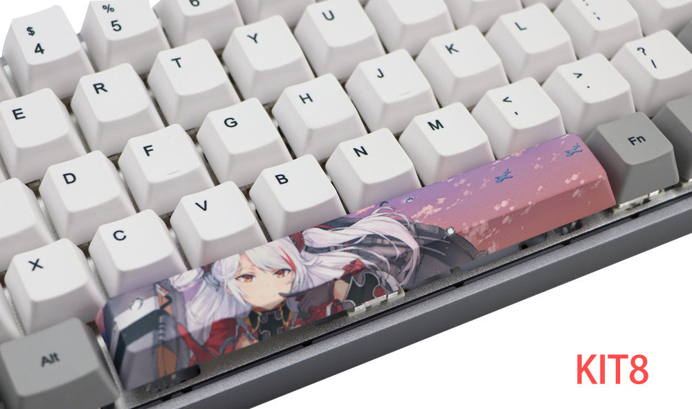 JMT-437898 6.25U PBT Five-Sided Sublimation Mechanical Keycap - Original Height Spacebar Replacement