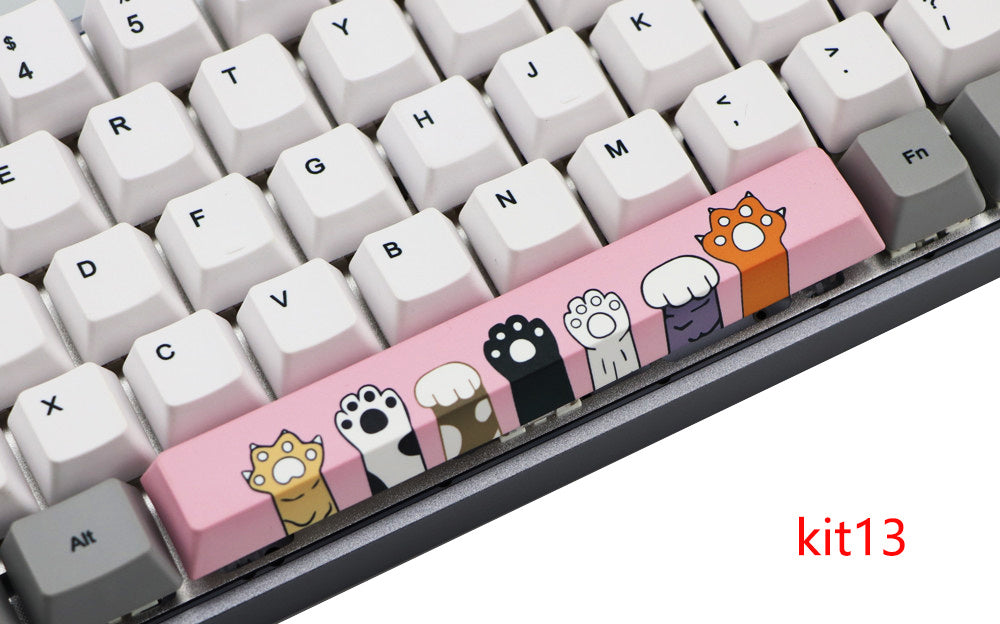 JMT-437898 6.25U PBT Five-Sided Sublimation Mechanical Keycap - Original Height Spacebar Replacement