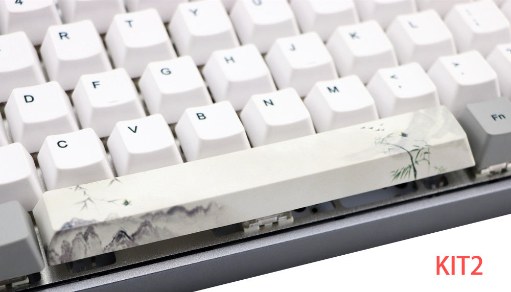 JMT-437898 6.25U PBT Five-Sided Sublimation Mechanical Keycap - Original Height Spacebar Replacement