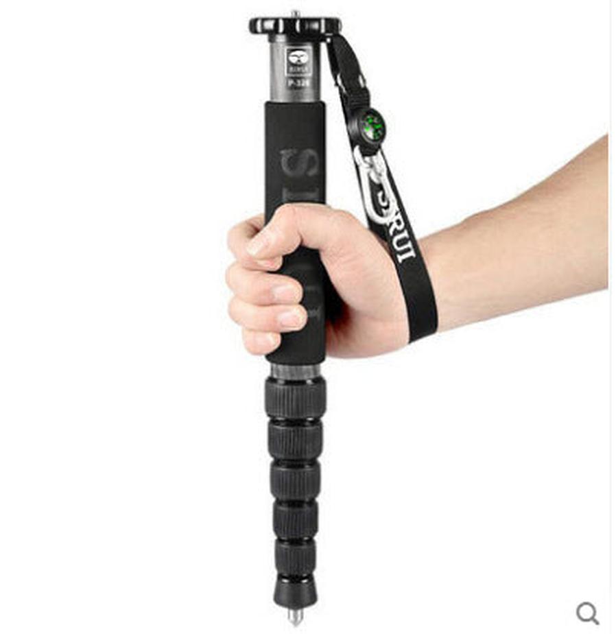 JMT-437962 Portable Carbon Fiber Monopod for SLR Cameras – Adjustable Height 380mm to 1540mm, 10kg Load Capacity