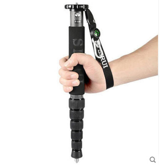 JMT-437962 Portable Carbon Fiber Monopod for SLR Cameras – Adjustable Height 380mm to 1540mm, 10kg Load Capacity