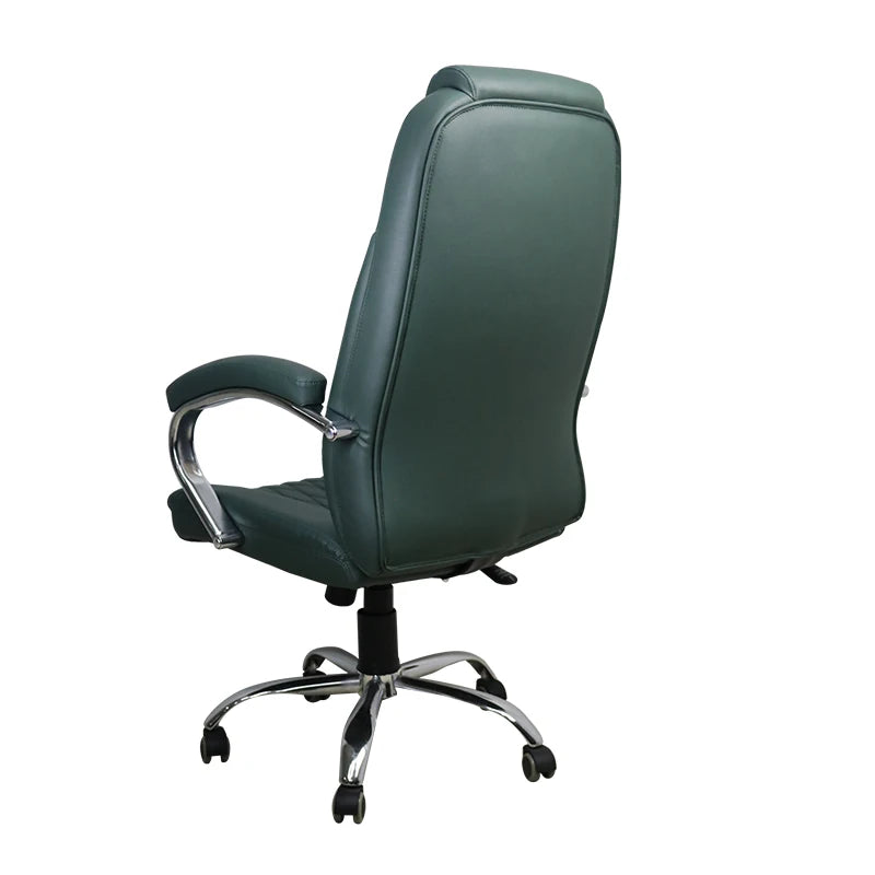 JMT-438346 Adjustable Ergonomic Leather Office Chair with Swivel Base for Enhanced Comfort and Support