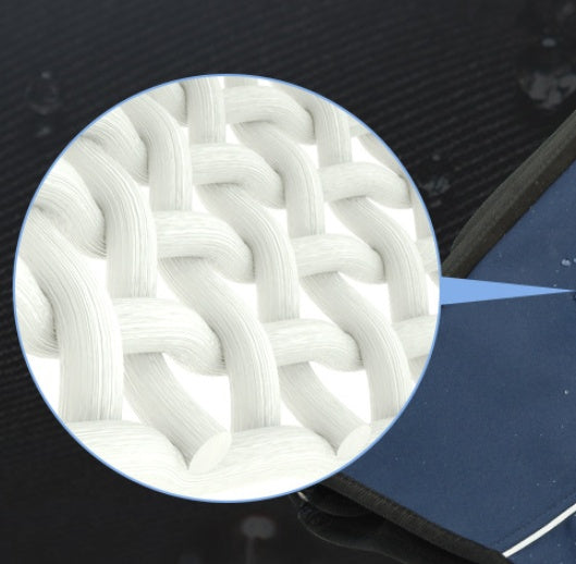 JMT-438346 Waterproof Breathable Outdoor Dog Stormsuit in Blue and Brown for Pet Comfort