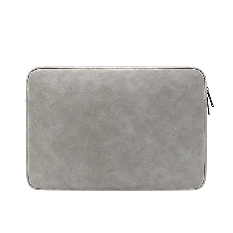 JMT-438410 Custom Logo Luxury PU Leather Waterproof Laptop Sleeve for Men and Women