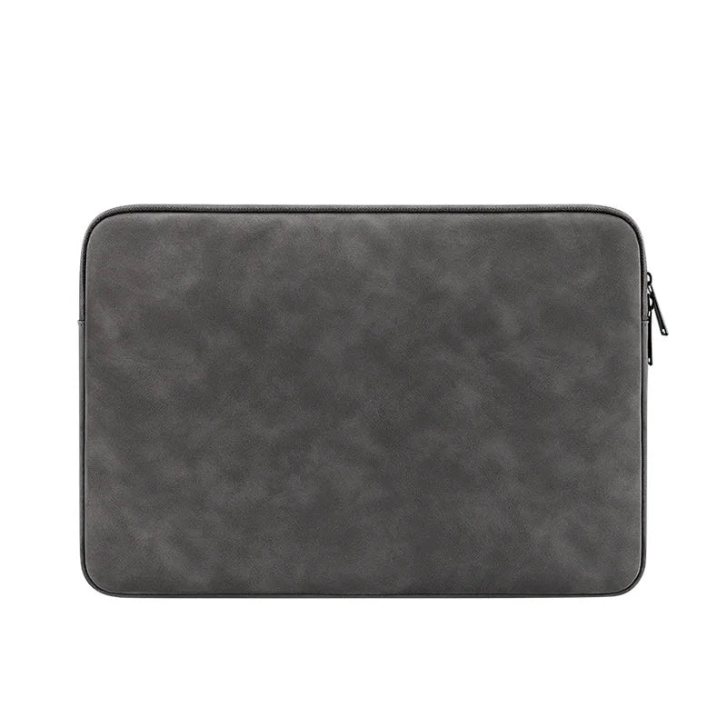 JMT-438410 Custom Logo Luxury PU Leather Waterproof Laptop Sleeve for Men and Women