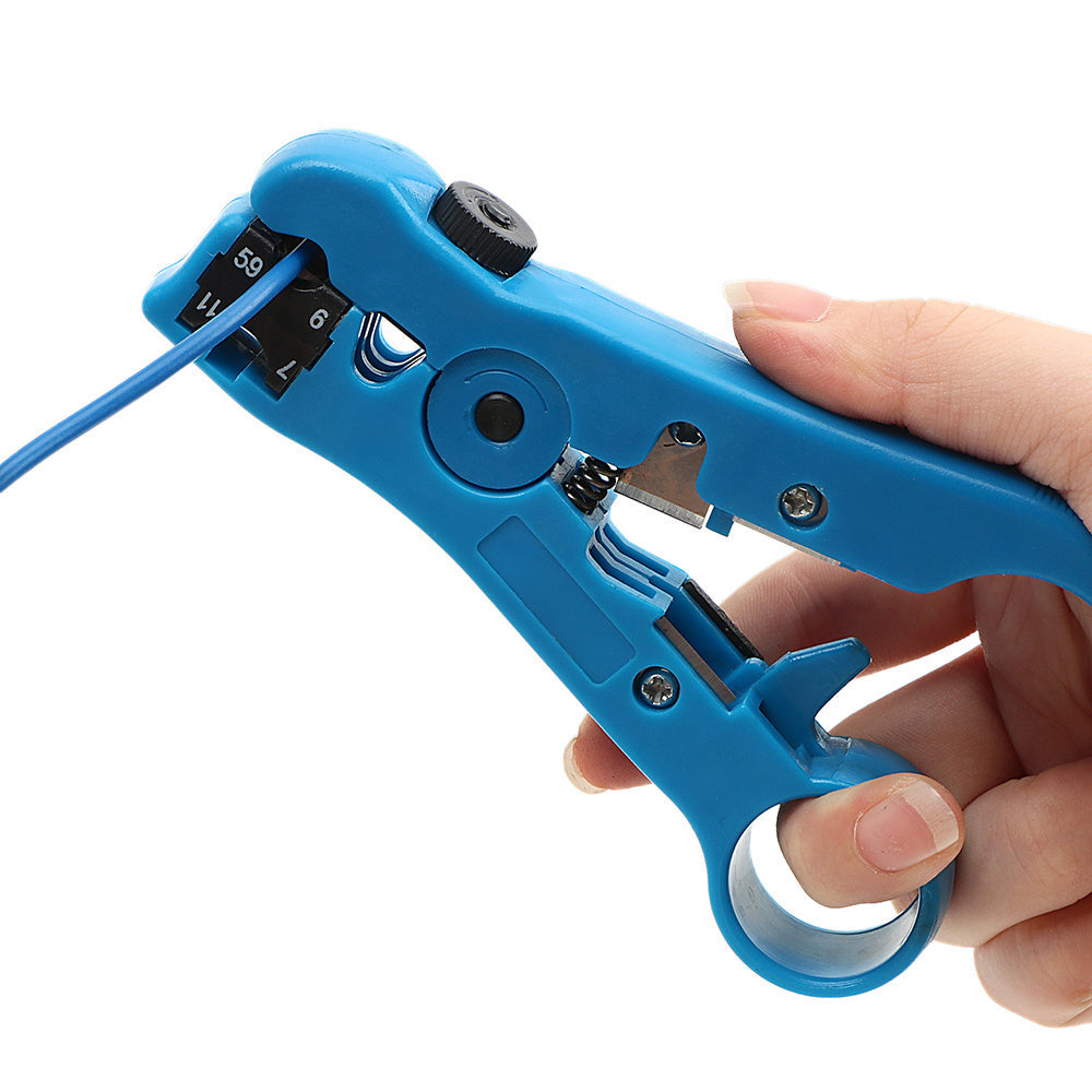 JMT-438602 Automatic Multifunction Wire Stripper and Cutter Tool with Adjustable Blade and Built-in Spring