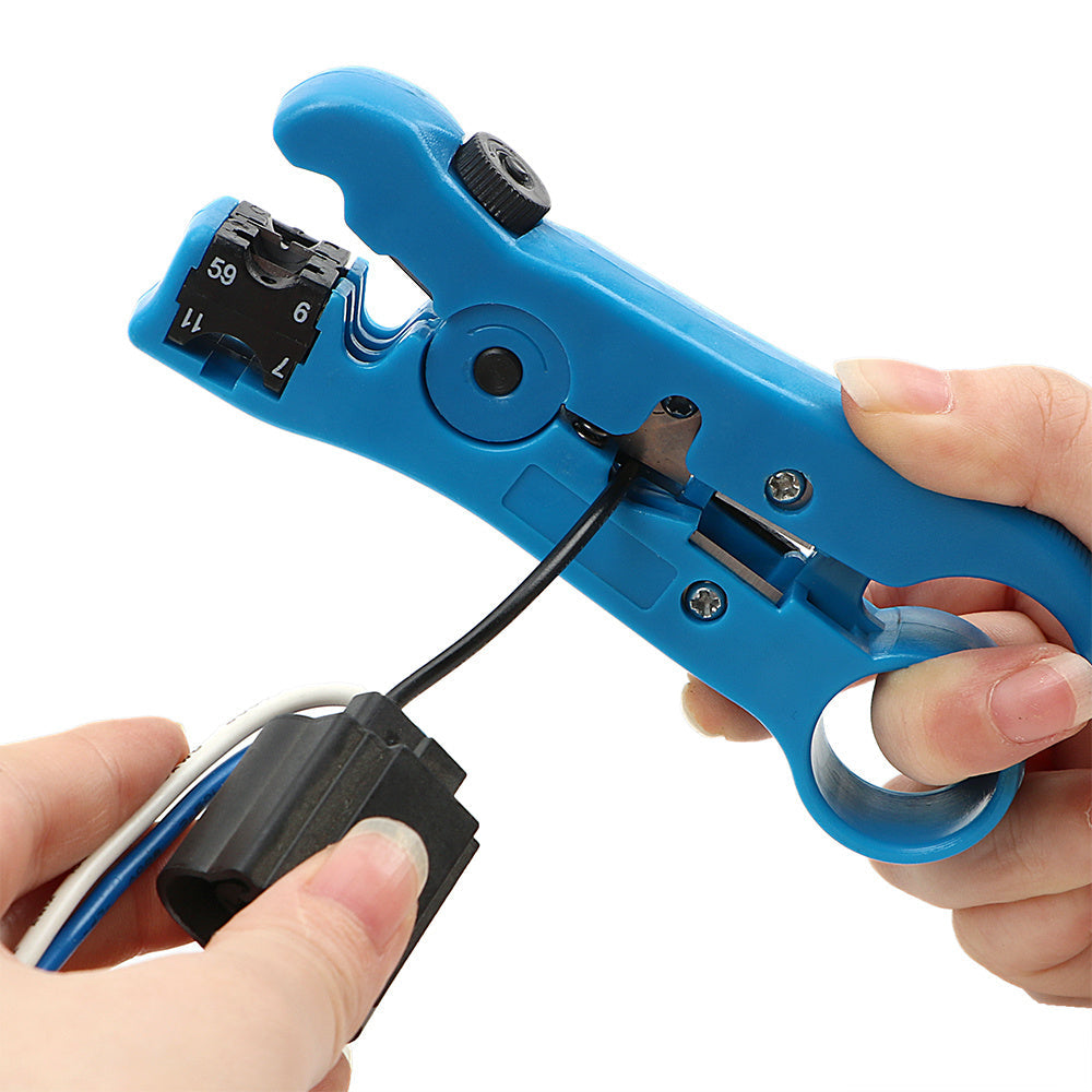 JMT-438602 Automatic Multifunction Wire Stripper and Cutter Tool with Adjustable Blade and Built-in Spring