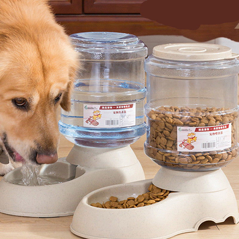 JMT-438602 Automatic Pet Food Dispenser - 3.75L Capacity, Made of Food-Grade Plastic, Easy Assembly for Dogs and Cats