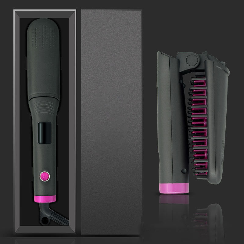 JMT-438730 Portable Wet and Dry Hair Straightener with Negative Ion Technology and Temperature Control
