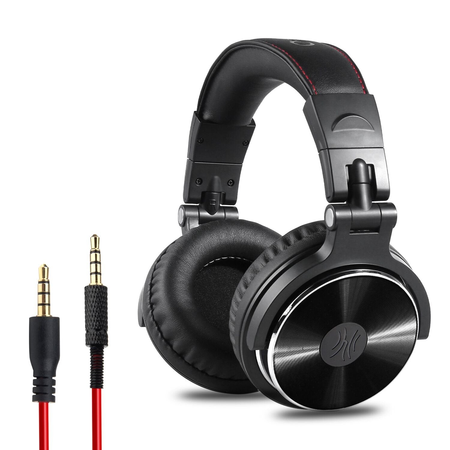 JMT-438922 Wired Over-Ear Headphones with Shared Port Technology and Dual Audio Cable (3.5mm & 6.5mm)