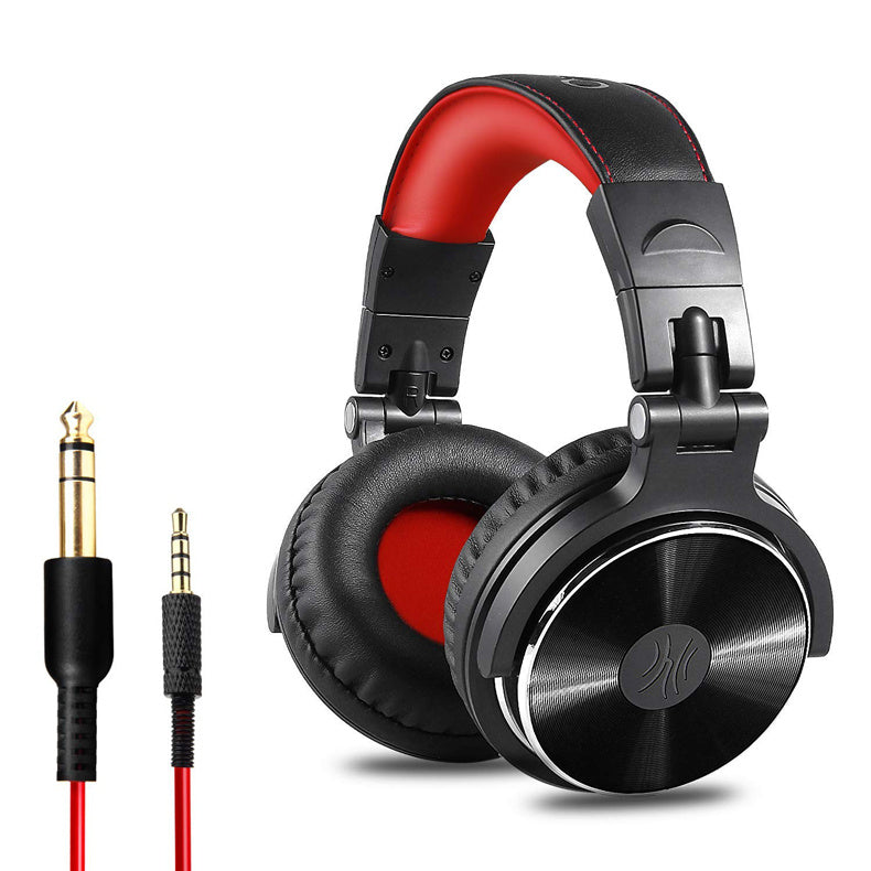 JMT-438922 Wired Over-Ear Headphones with Shared Port Technology and Dual Audio Cable (3.5mm & 6.5mm)