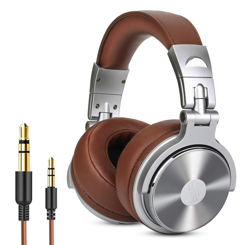 JMT-438922 Wired Over-Ear Headphones with Shared Port Technology and Dual Audio Cable (3.5mm & 6.5mm)