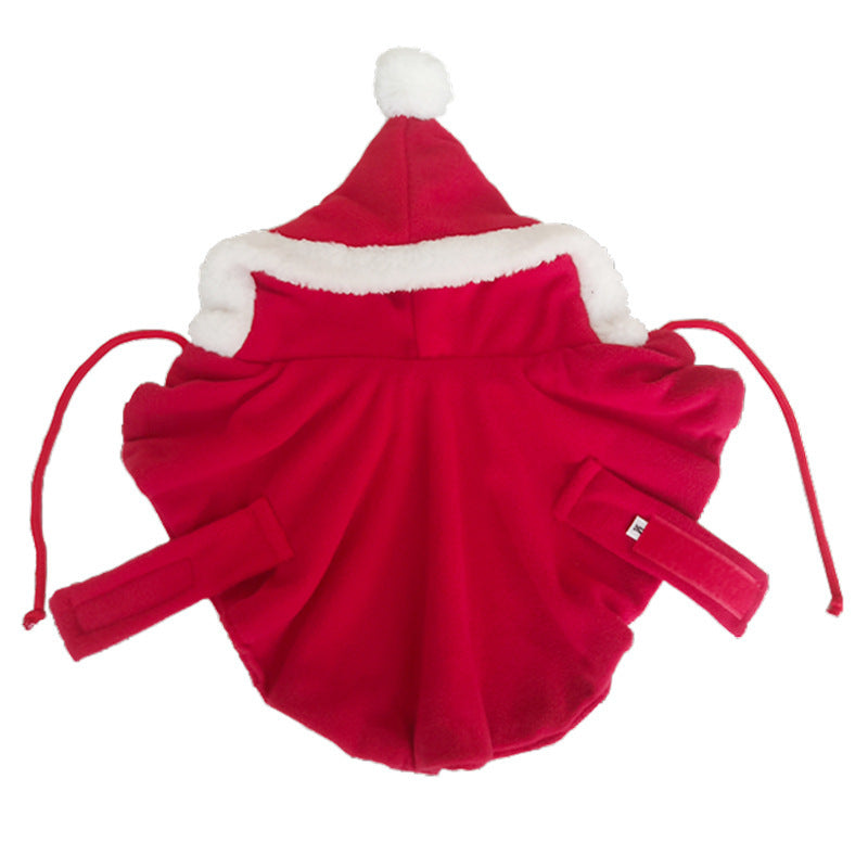 JMT-439370 Christmas Cloak with Hood for Pets - Cute and Cozy Winter Costume for Dogs and Cats
