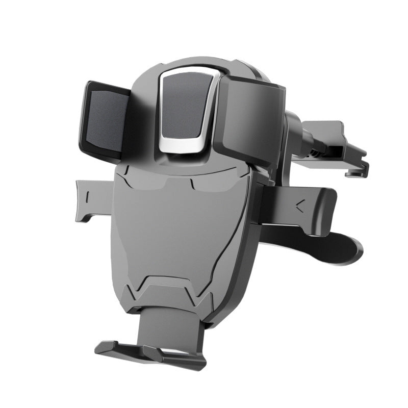 JMT-439434 Suction Cup Car Phone Holder for Dashboard and Air Vent, Adjustable Width 60MM-90MM, Silver ABS and Silicone Design