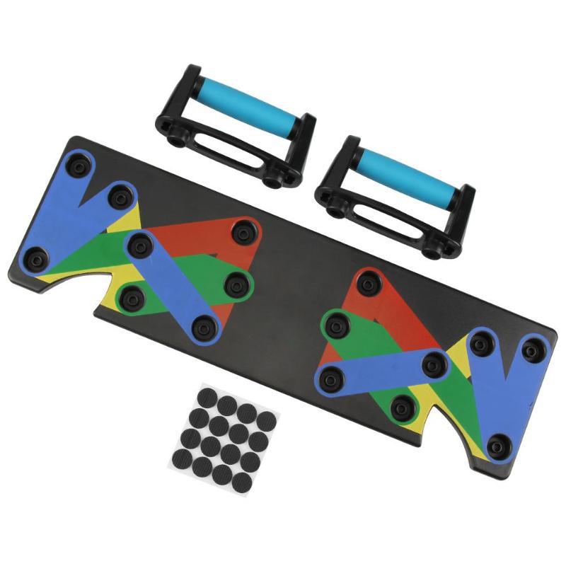JMT-439818 Power Press Push Up Board with Nine Functional Stations for Full-Body Workouts