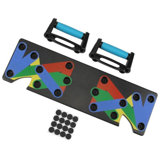 JMT-439818 Power Press Push Up Board with Nine Functional Stations for Full-Body Workouts