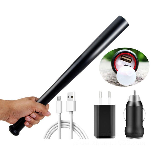 JMT-439818 Rechargeable Power Bank LED Bulb Flashlight with Built-In 18650 Battery