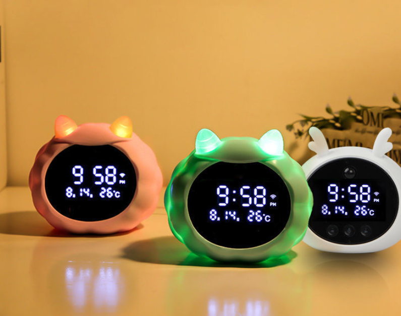 JMT-440074 Multifunctional Smart Alarm Clock with Voice Activation and Motion Detection