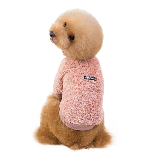 JMT-440650 Double-Sided Fleece Dog Clothes in Multiple Colors and Sizes