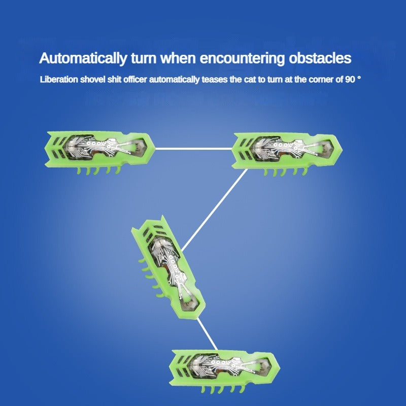 JMT-440714 Interactive Mini Electric Ladybug Cat Toy with Realistic Movement and Rechargeable Battery