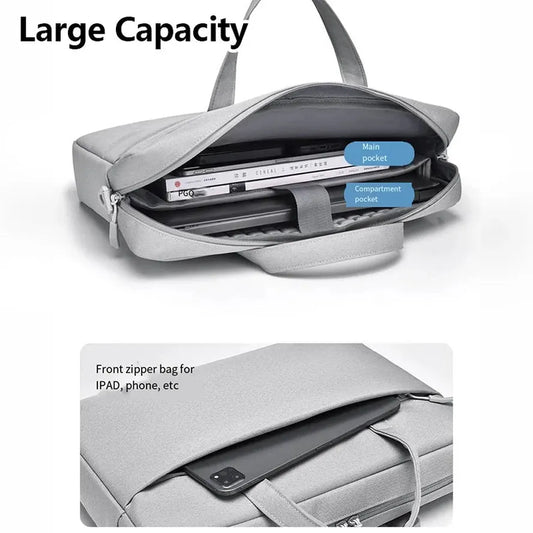JMT-441290 Customizable Waterproof Sling Shoulder Briefcase for Men - Stylish Laptop Sleeve and Notebook Cover