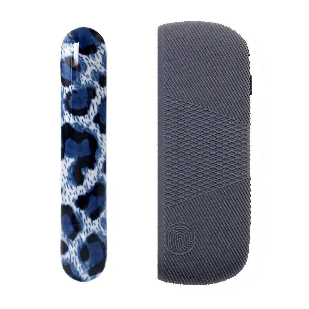 JMT-441418 Silicone Protective Charging Case with Leopard Print Side Cover for Durable Drop Resistance