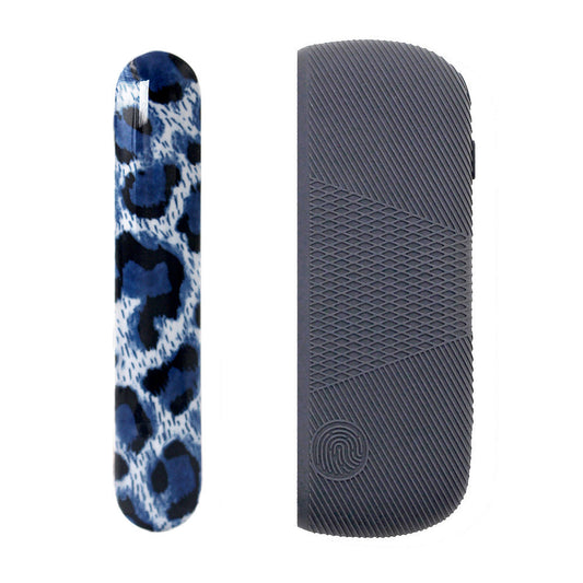 JMT-441418 Silicone Protective Charging Case with Leopard Print Side Cover for Durable Drop Resistance