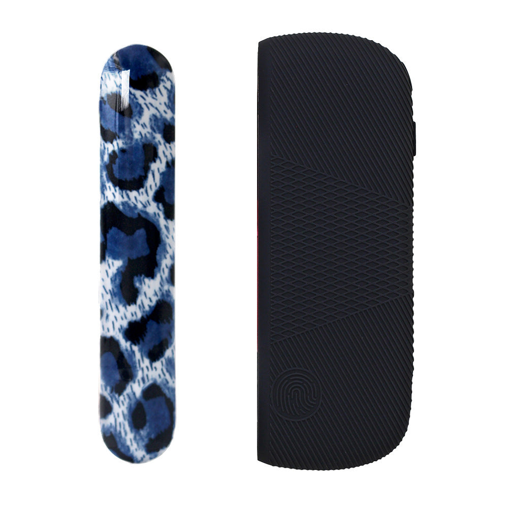 JMT-441418 Silicone Protective Charging Case with Leopard Print Side Cover for Durable Drop Resistance
